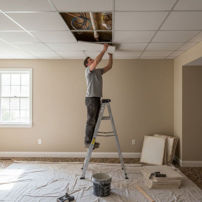 Drop Ceiling Repair Service