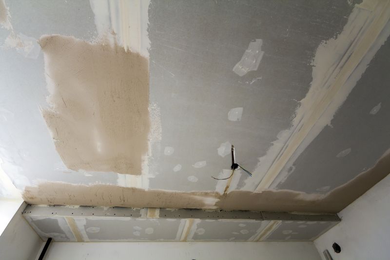 Repaired Ceiling with Smooth Finish
