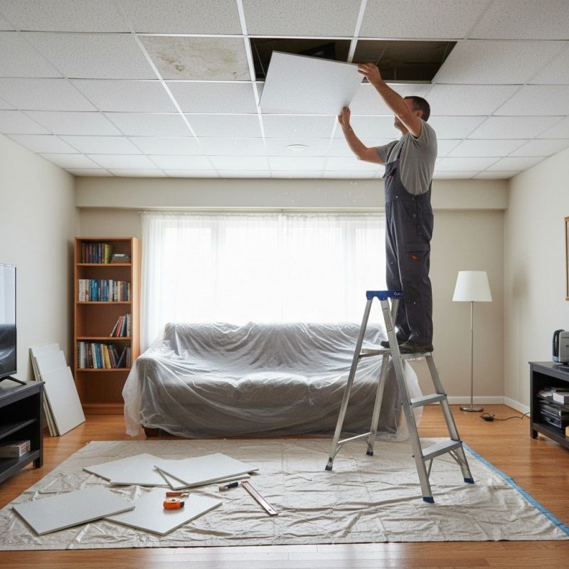 Ceiling Crack Repair